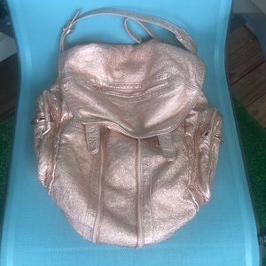 Alexander Wang Metallic Rose Gold Marti